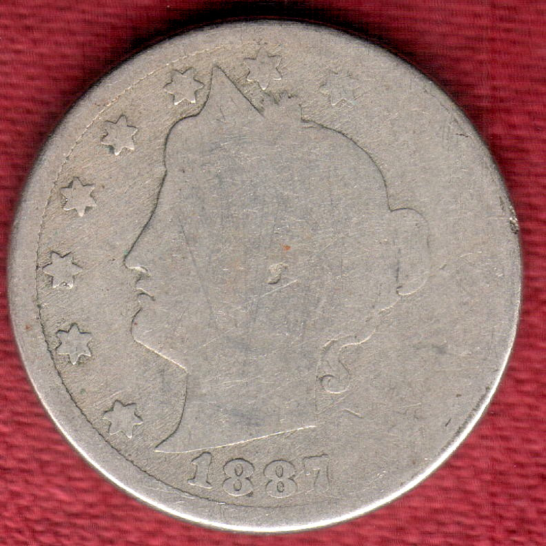 1887 Liberty Nickel Better Date