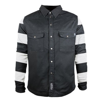 John Doe Motoshirt XTMÂ  Prison schwarz/weiß Größe 3XL