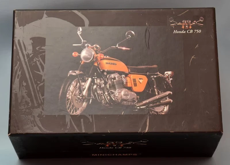 Mini Champs HONDA CB750 Candy Gold 1/12 Classic Bike Series No.17 - Image 3 of 4