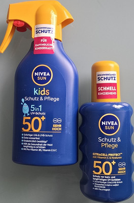 NIVEA Sun Babies & Kids Sensitiv Set Spray & Lotion LSF 50+ wasserfest
