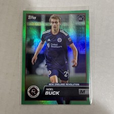 2023 Topps MLS Noel#62 Buck Green Foil #18/75 New England Revolution