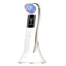 Blackhead Remover Pore Vacuum, Facial Pore Cleaner with Blue Light Therapy