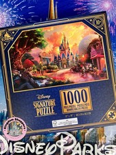 Disney Parks Thomas Kinkade Four Parks One World 1000 Piece Puzzle Set New