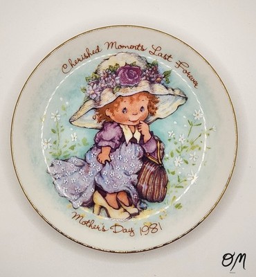 Avon 1981 Cherished Moments Mother's Day 5'' Plate