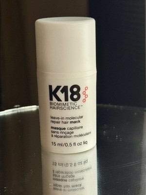 K18 Biomimetic Hairscience Leave-In Molecular Repair Hair Mask Travel 0.5oz