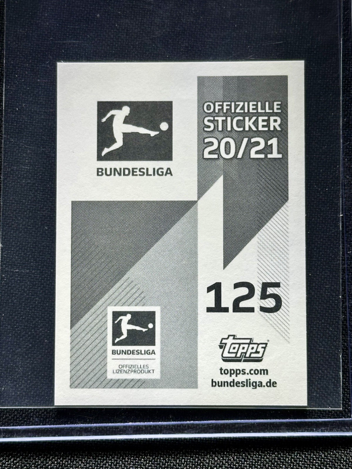 2020 TOPPS BUNDESLIGA STICKER #125 ERLING HAALAND FOIL STAR SPIELER fifa  view 2