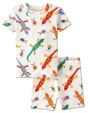 New TCP The Children's Place Two Piece Gecko Lizard Pajamas PJS Size 3T NWT