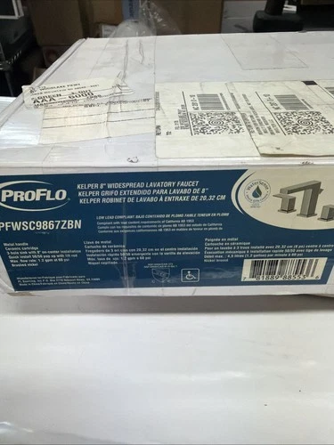 PROFLO Kelper 1.2 GPM Widespread Bathroom Faucet with Model: PFWSC9867ZBN - Picture 2 of 3