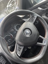 SKODA OCTAVIA VRS 2013-2017 STEERING WHEEL FLAT BOOTOM