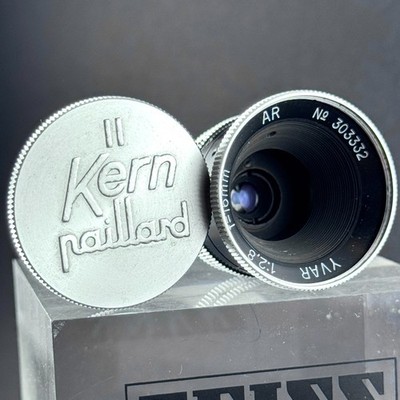 C-Mount KERN PAILLARD YVAR AR 16mm F2.8 LENS film camera kino cine bolex RARE