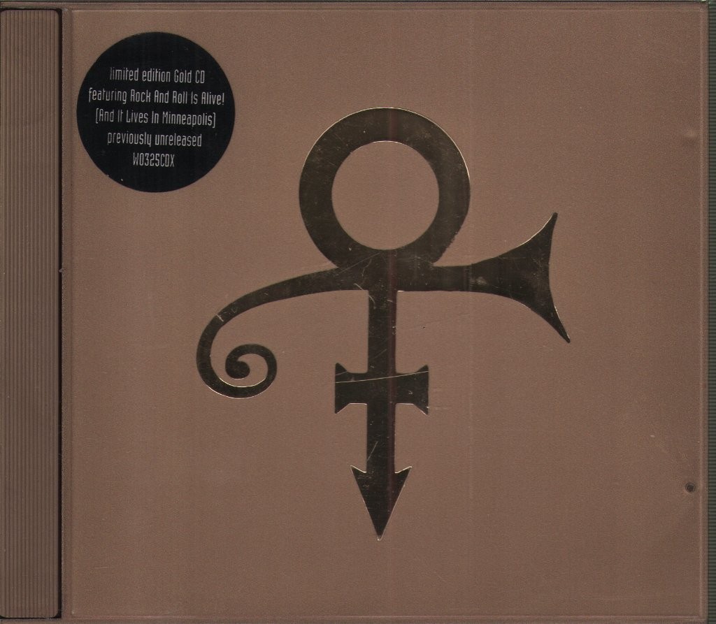 Artist (Formerly Known As Prince) Gold CD Europe Npg 1995 with info stickered