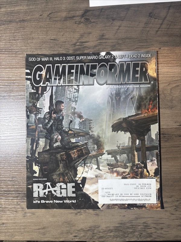 gameinformer magazine August 2009 issue 196 Rage