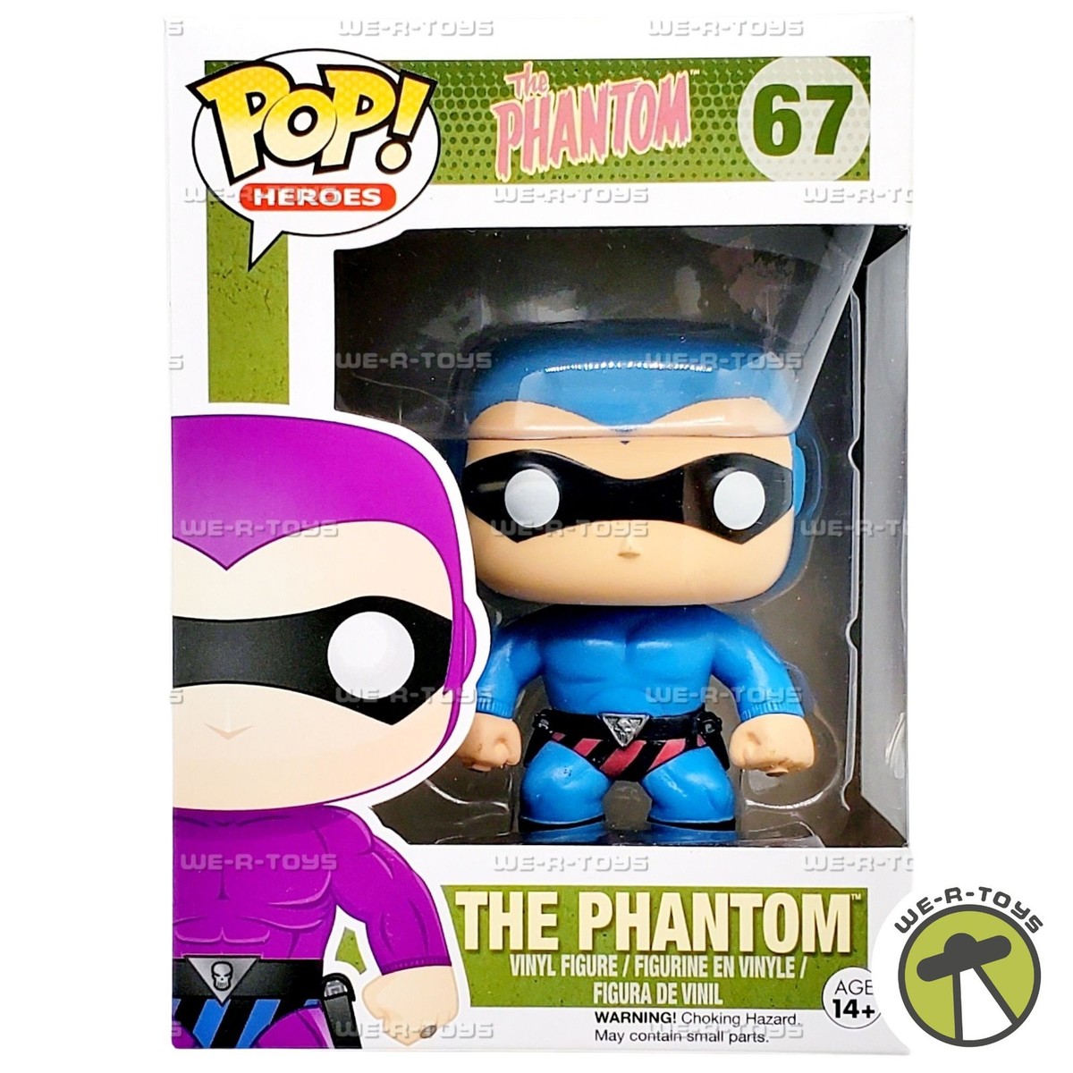 アメコミ FUNKO POP! THE PHANTOM 67 Funko POP Heroes The Phantom Blue Phantom 67 Vinyl Figure