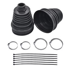 2x Kit de bota articulada CV elástica universal se adapta a la mayoría de los autos impermeable a prueba de polvo