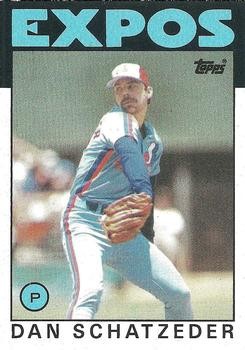 1986 Topps #324 Dan Schatzeder