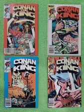 Lot of 4 CONAN THE KING 28, 30, 31, 34 all Canadian NM newsstand variants RD4455