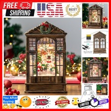 Christmas Snow Globe Lantern, Snowman Choir Musical Glowing Snow Globes, Indo...