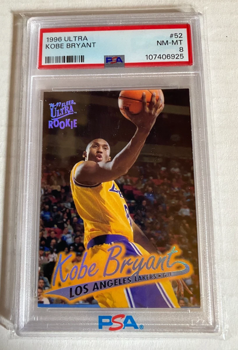 Kobe Bryant Basketball Grade 8 Rookie Sports Trading Cards