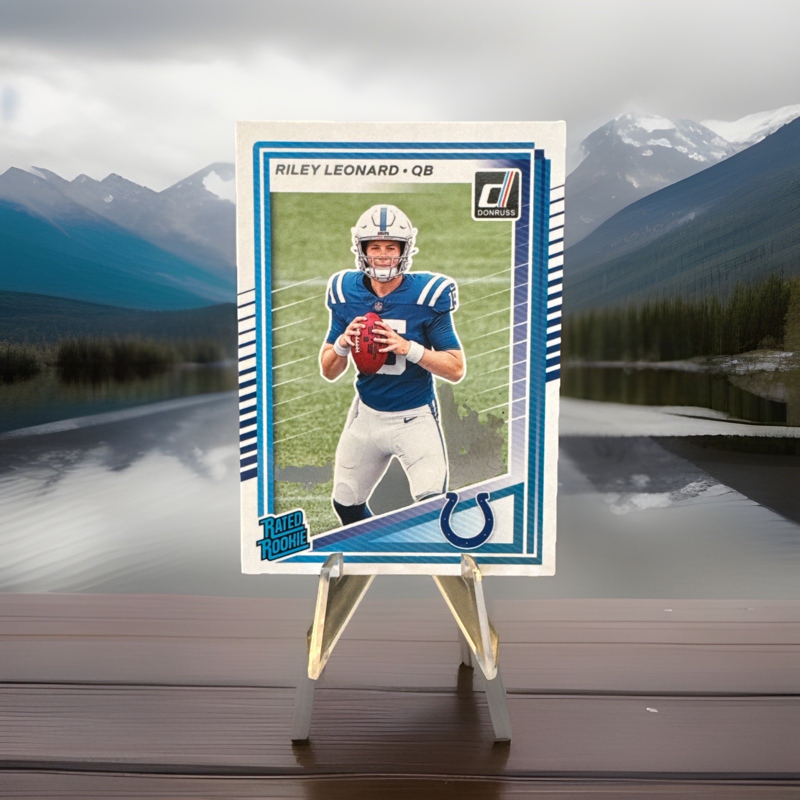 2025 Donruss Riley Leonard Rated Rookie Base #341 Indianapolis Colts NFL Card
