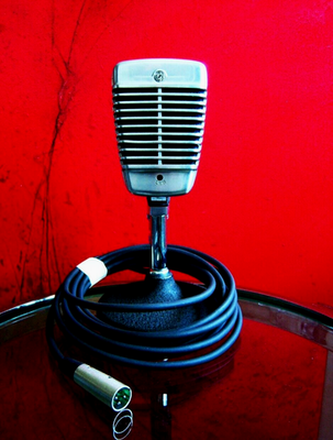 Vintage 1960's Shure 51 Dynamic microphone multi Z w cable Nat