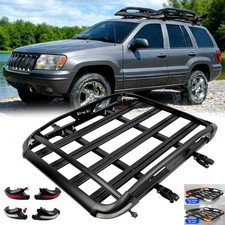 For Jeep Grand Cherokee Roof Rack Cargo Carrier Baskets Crossbars W Led Light For Jeep Grand Cherokee Roof Rack Cargo Carrier Baskets Crossbars W Led Light