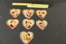 Oblaten Poesiealbum Vintage Glanzbilder 7 Stück - vor ca 1940