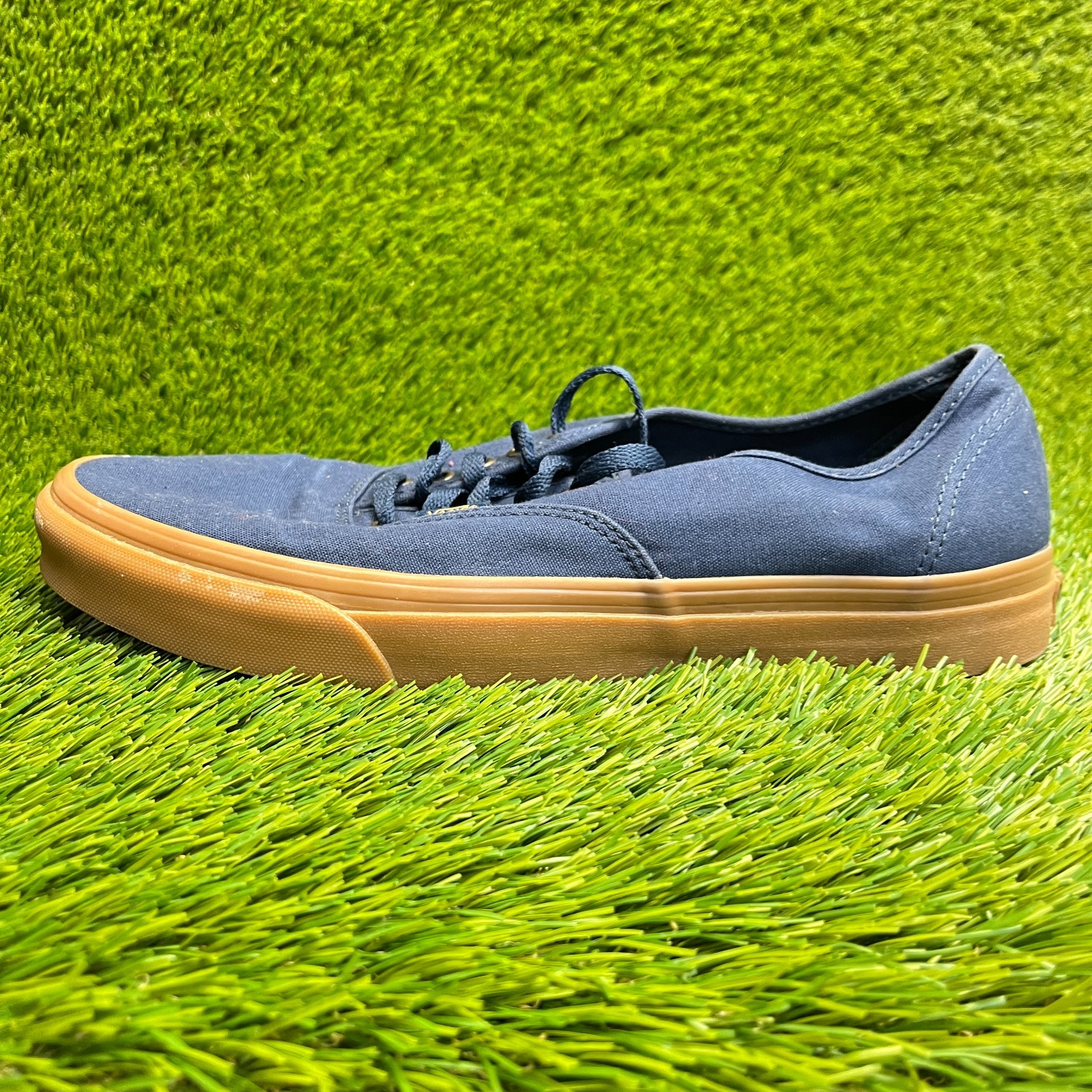 Vans Authentic Mens Size 11.5 Blue Gum Walking Skateboard Shoes Sneakers thumbnail 3