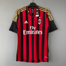 AC Milan Adidas Home Jersey Men's Shirt Size S Season 2013-2014