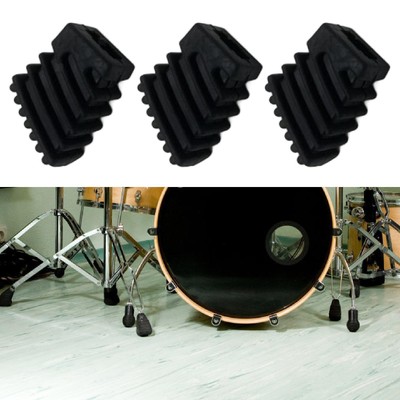 3x Drum Ständer Füße Percussion Teile Beckenständer Rack Halterungen