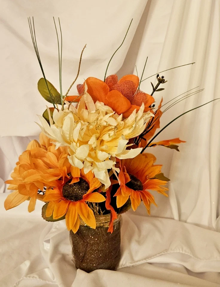 Arreglo floral artificial otoño/otoño A5 Foto 2 de 4