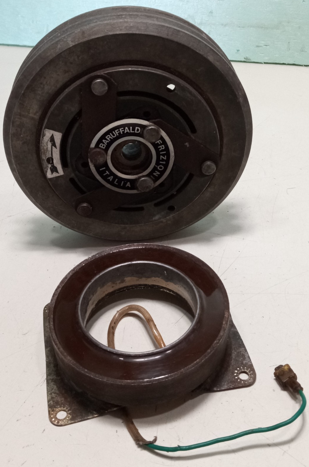 Maserati Electromagnetic Air Conditioner Compressor Fan Belt Clutch Pulley_Italy