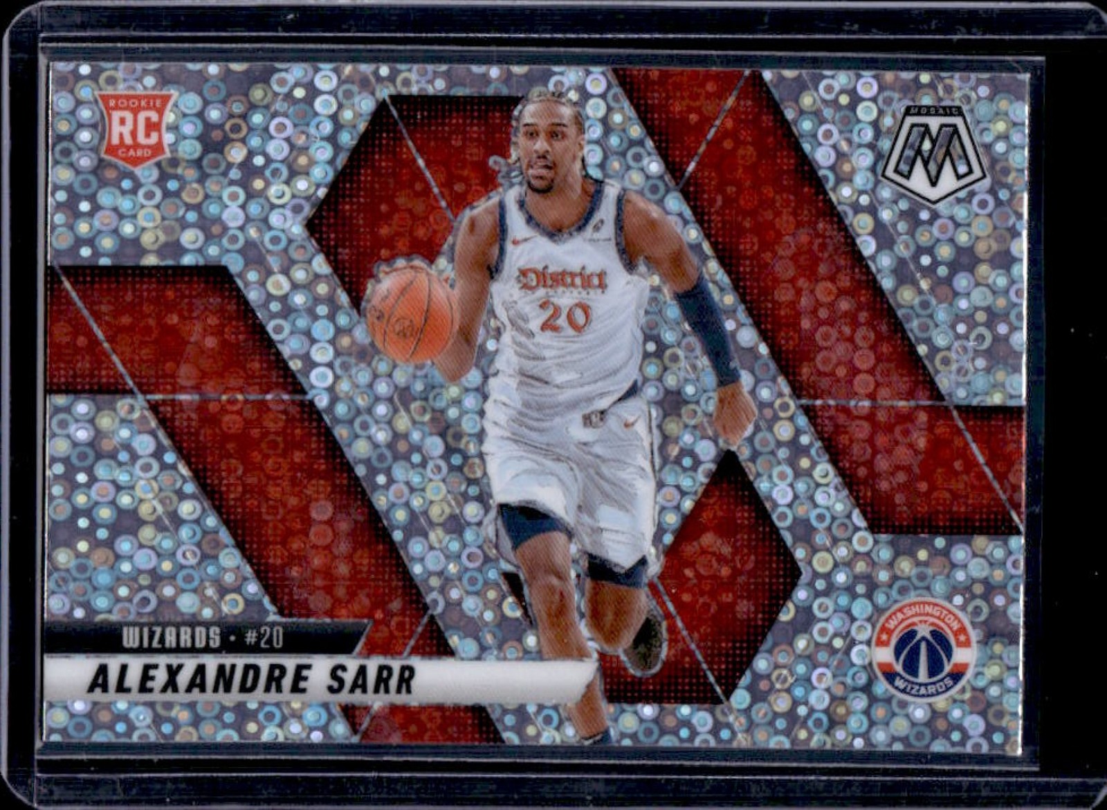 2024-25 Mosaic Alexandre Sarr RC Fast Break Silver #216 Wizards