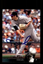 Signed Baseball Card Auto Jason Hammel 2010 Upper Deck #191 Colorado Rockies