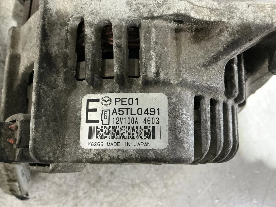 Alternator Without Regenerative Braking Fits 14-17 MAZDA 3 848336 - Image 4 of 4
