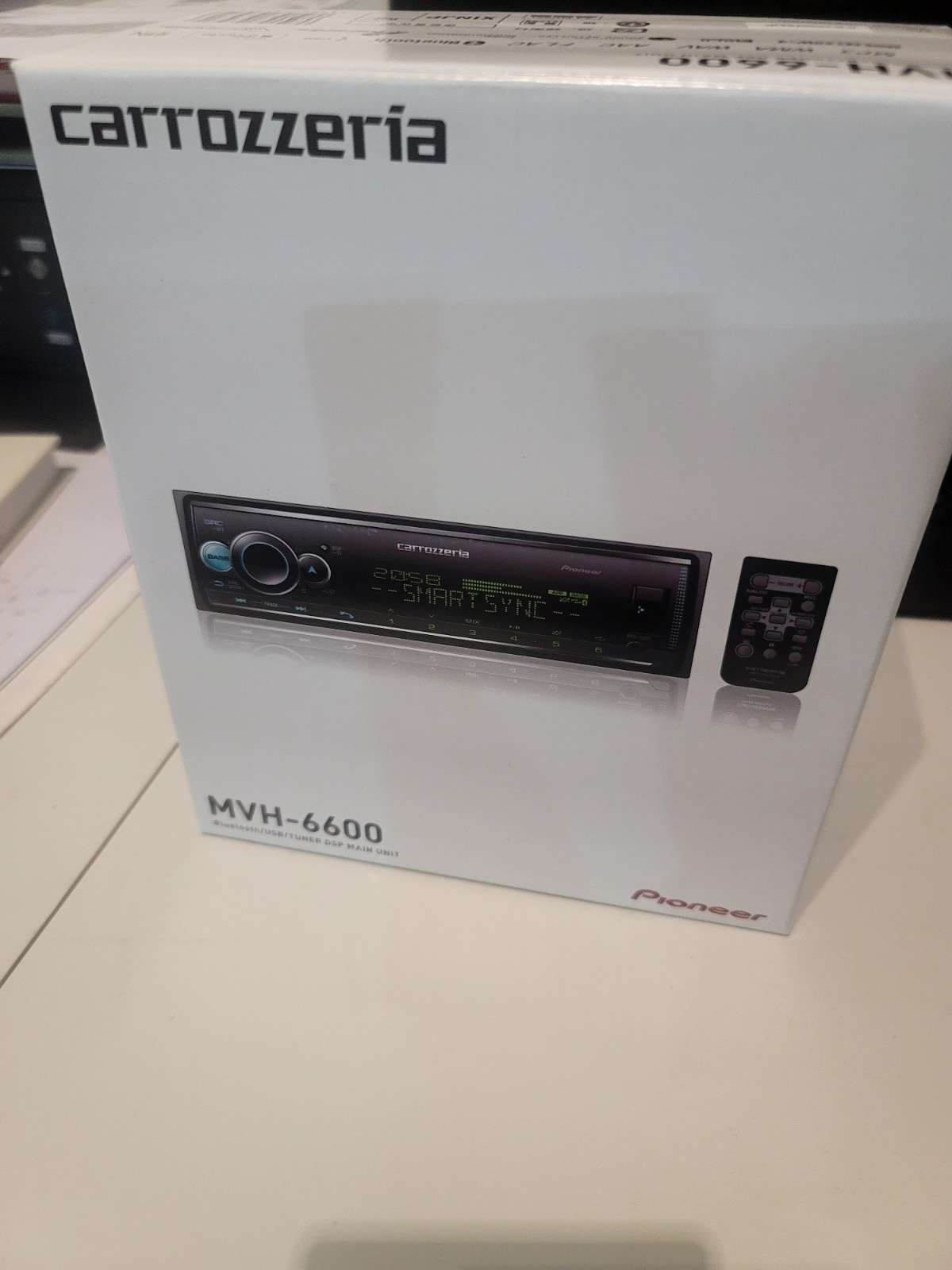 Carrozzeri/Pioneer Car Audio 1DIN USB / Bluetooth MVH-6600 Remote