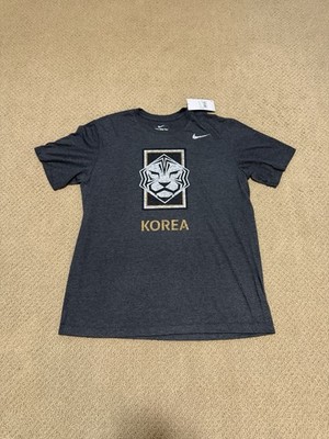 Nike South Korea KFA Logo Soccer T-Shirt M21372P957KRFA-BLK (Men s Medium) NEW