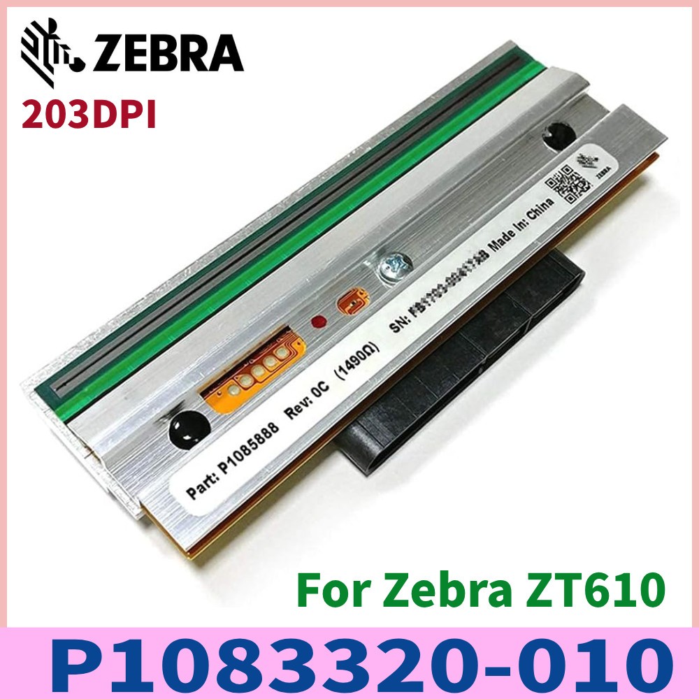 P1083320-010 GENUINE NEW Printhead for Zebra ZT610 203dpi Thermal Label Printer