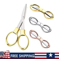 Mini Foldable Scissors Small Cutters Stainless Steel Scissors for Sewing Home