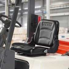 Universal Forklift Seat Fold Down With Adjustable Angle Back And Micro Switch