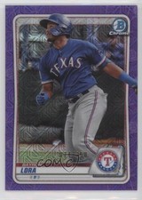 2020 Bowman Chrome Prospects Mega Box Purple Mojo Refractor /250 Bayron Lora e6p