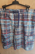 AirWalk Mens Plaid Beach Swim Trunks Board Shorts, Sz. Large