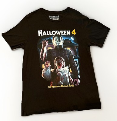 Terror Threads Halloween 4 Family Reunion Michael Myers XL Black T-Shirt Return