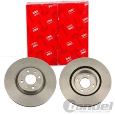 2X TRW BREMSSCHEIBEN 284mm BELÜFTET VORNE PASSEND FÜR ABARTH 500 500C ALFA