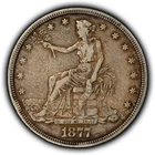 1877-S $1 US Silver Trade Dollar - San Francisco - VF/XF - SKU-B5814