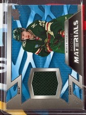 Marco Rossi 2022-23 Upper Deck Rookie Materials RM-MR Wild Jersey Card. rookie card picture