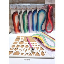 Quilled Creations Paper Quilling Kit Gradient Strips Tools Board