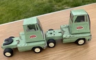 Lot Vintage 1968 Mint Green TONKA Truck Car Hauler Carrier Cab