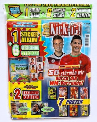 Panini Just Kick it Mai 2014 Leeralbum World Cup + limited Reus Ribery Adrenalyn