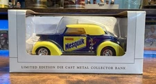 Speccast Nestle Nesquik ‘37 Ford Convertible W/Top Die Cast Metal Collector Bank