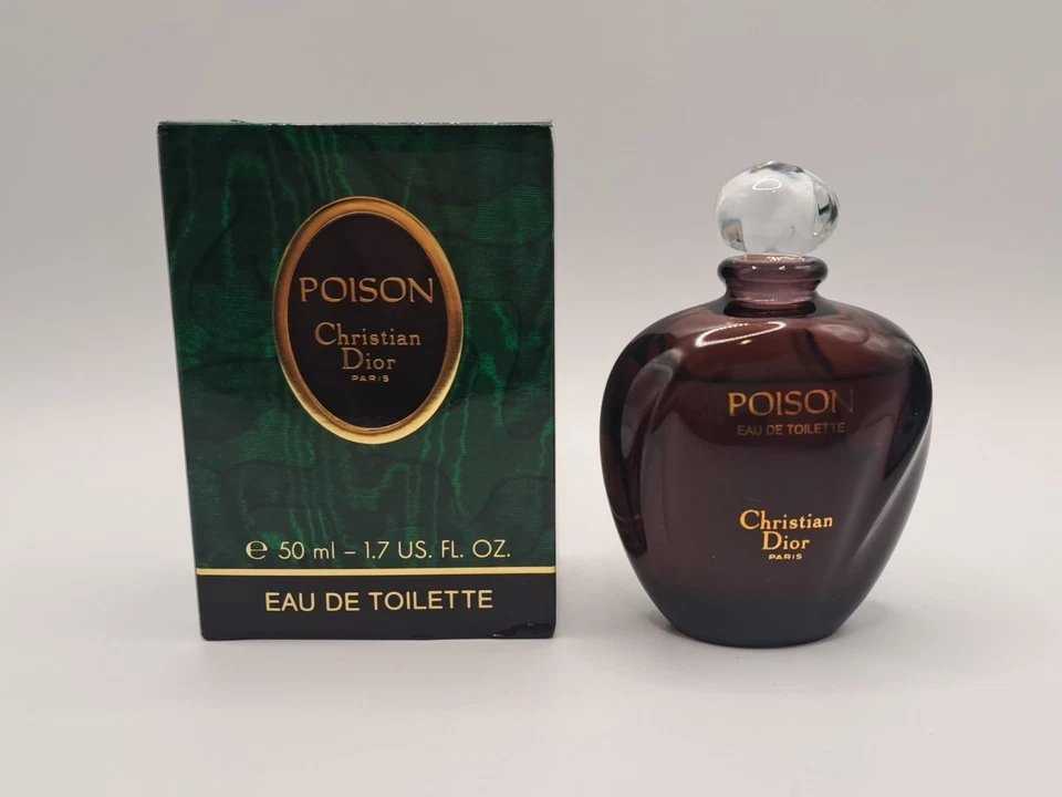 Christian Dior POISON 女士香水 50 毫升淡香水复古停产 — 第 3/4 张图片